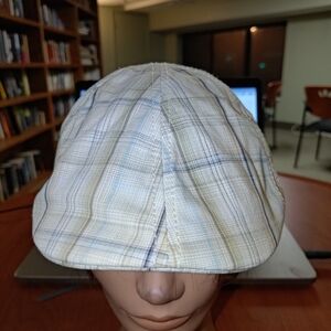 Free Authority Stripped Flat Newspaper Boy Hat L-XL